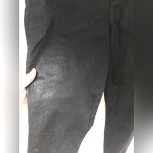 Leather look skinny Jean - size 33
